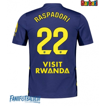 Atletico Madrid Giacomo Raspadori #22 Tricou Fotbal Replică 2025-26 Barbati Deplasare
